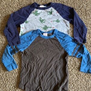 2 Hanna Andersson Raglan long sleeve shirts size 5